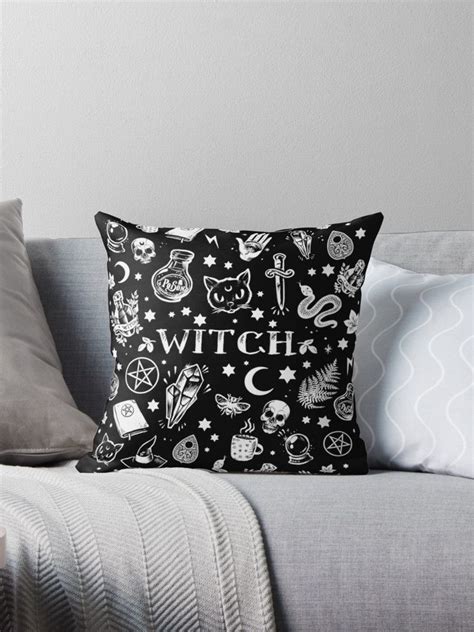 Unlock the secrets of witchcraft with these Witchy Vibes Pillows